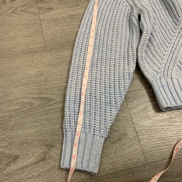 NWT Splendid Blue Mock Neck Dolman Sweater Large - Picture 7 of 8